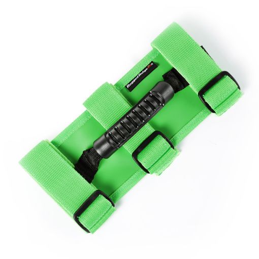 Picture of Rugged Ridge Ultimate Grab Handles Green 55 - 20 CJJeep Wrangler JT