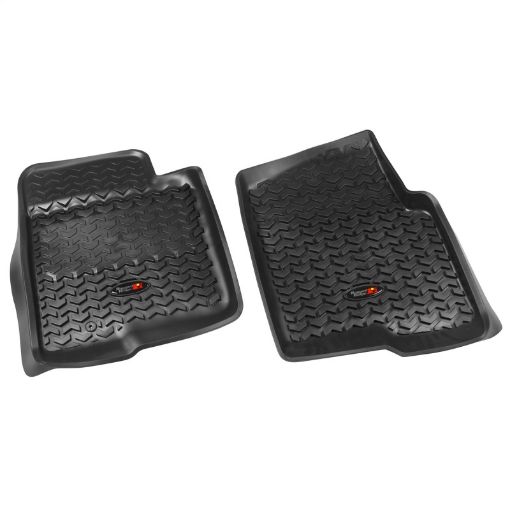 Picture of Rugged Ridge Floor Liner Front Black 2009 - 2014 Ford F - 150 Raptor
