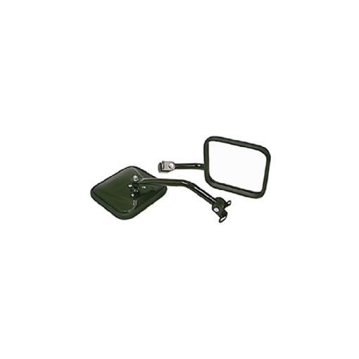 Picture of Rugged Ridge 87 - 95 Jeep Wrangler YJ Black CJ - Style Side Mirror Kit