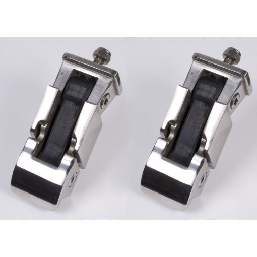 Picture of Rugged Ridge 97 - 06 Jeep Wrangler TJ Stainless Steel Hood Catch Set