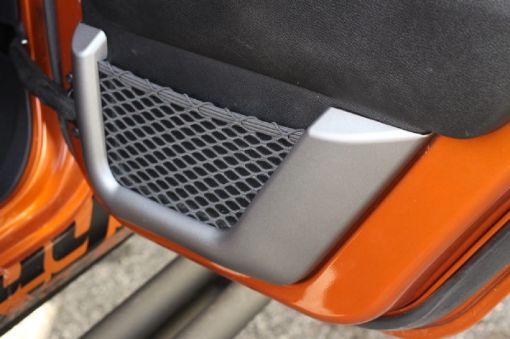 Picture of Rugged Ridge 11 - 18 Jeep Wrangler JK 2nd Row Charcoal Door Net Trim