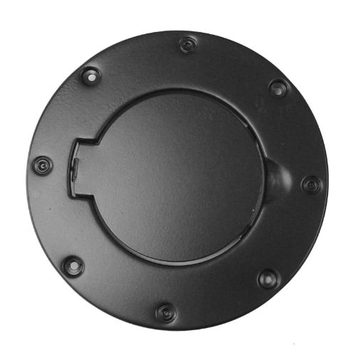 Picture of Rugged Ridge 97 - 06 Jeep Wrangler TJ Black Non - Locking Gas Cap Door