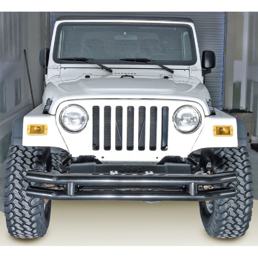 Picture of Rugged Ridge 3in Double Tube Bumper 76 - 06 Jeep CJ Jeep Wrangler