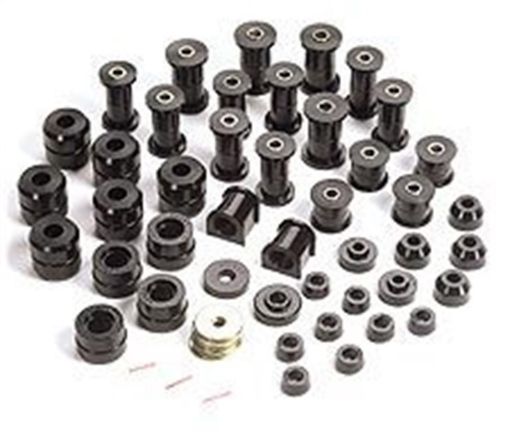 Picture of Rugged Ridge Polyurethane Bushing Kit Black 87 - 95 Jeep Wrangler YJ