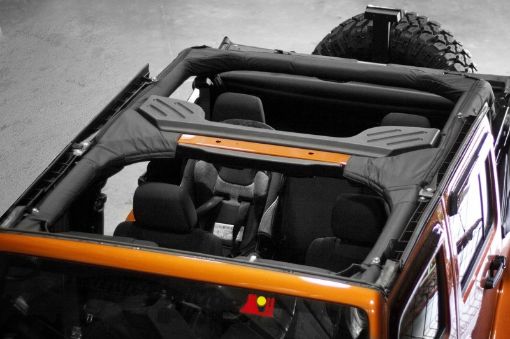Picture of Rugged Ridge Roll Bar Cover Vinyl 07 - 18 Jeep Wrangler Unlimited JK