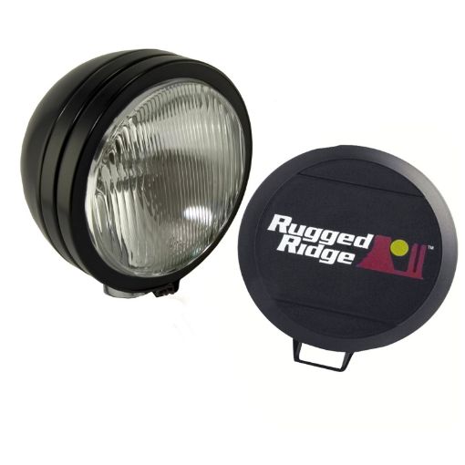 Picture of Rugged Ridge 6 - In Round HID Off - road Fog Light Black Steel Housing
