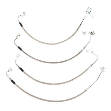 Picture of Rugged Ridge Brake Hose Kit Braided Stainless 07 - 18 Jeep Wrangler