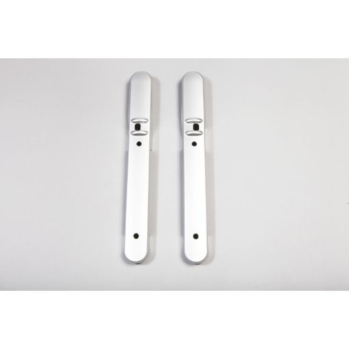 Picture of Rugged Ridge 07 - 10 Jeep Wrangler JK Silver Front Door Handle Trim