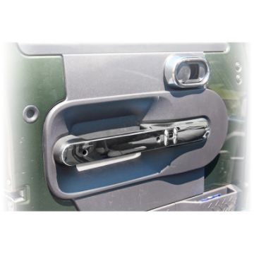Picture of Rugged Ridge 07 - 10 Jeep Wrangler JK Chrome Front Door Handle Trim
