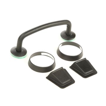 Picture of Rugged Ridge 13 - 18 Jeep Wrangler JK Black Windshield Tie Down Kit