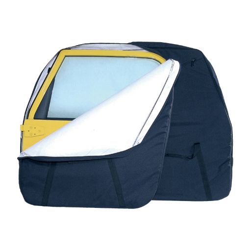 Picture of Rugged Ridge Hard Door Storage Bag 76 - 06 Jeep CJ Jeep Wrangler