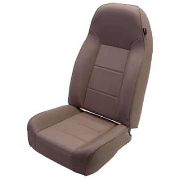 Picture of Rugged Ridge High - Back Front Seat Non - Recline Tan 76 - 02 CJWrangl