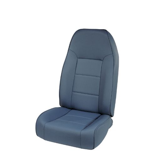 Picture of Rugged Ridge High - Back Front Seat Non - Recline Blue 76 - 02 CJWrang
