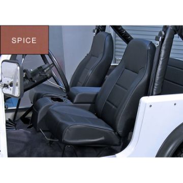 Picture of Rugged Ridge High - Back Front Seat Non - Recline Spice 76 - 02 CJWran