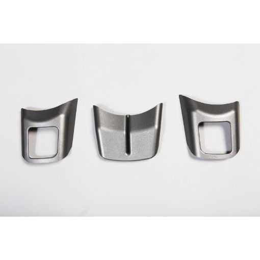 Picture of Rugged Ridge 11 - 18 Jeep Wrangler JK Charcoal Steering Wheel Trim