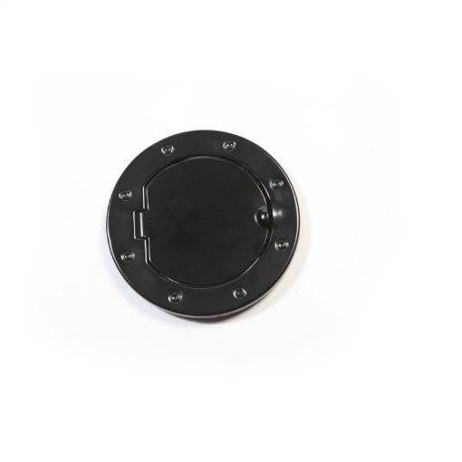 Picture of Rugged Ridge Non - Locking Gas Cap Door Black 07 - 18 Jeep Wrangler