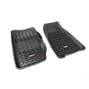 Picture of Rugged Ridge Floor Liner Front Black 1984 - 2001 Jeep Cherokee XJ