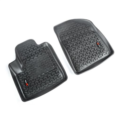 Picture of Rugged Ridge Floor Liner Front Black 2014 - 2020 Jeep Cherokee KL