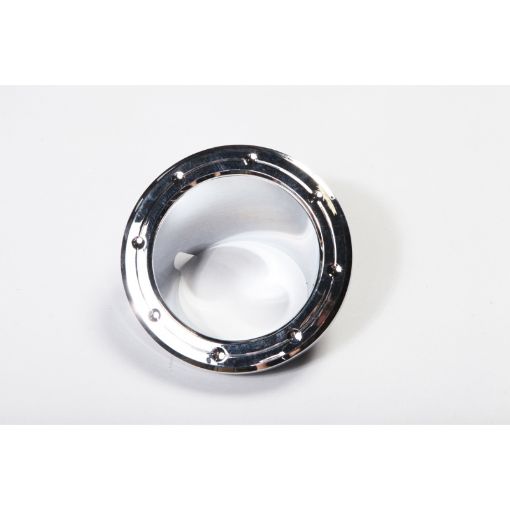 Picture of Rugged Ridge Fuel Filler Accent Trim Chrome 07 - 18 Jeep Wrangler