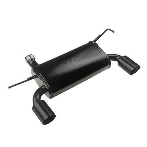 Picture of Rugged Ridge Axle Back Exhaust System Black 07 - 18 Jeep Wrangler