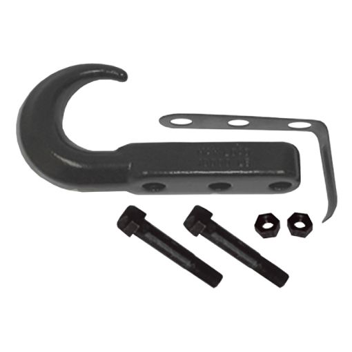 Picture of Rugged Ridge 42 - 02 Jeep CJ Jeep Wrangler Black Front Tow Hook