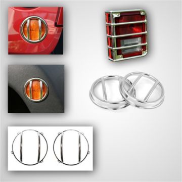 Picture of Rugged Ridge 10 - Pc Euro Guard Light Kit SS 07 - 18 Jeep Wrangler