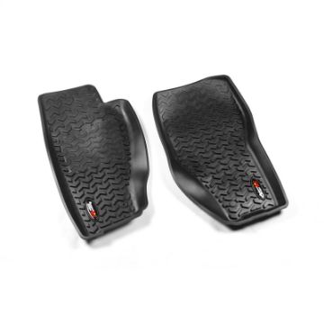 Picture of Rugged Ridge Floor Liner Front Black 2008 - 2013 Jeep Liberty KK