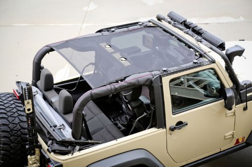 Picture of Rugged Ridge Eclipse Sun Shade Full 2 - Dr 07 - 18 Jeep Wrangler JK