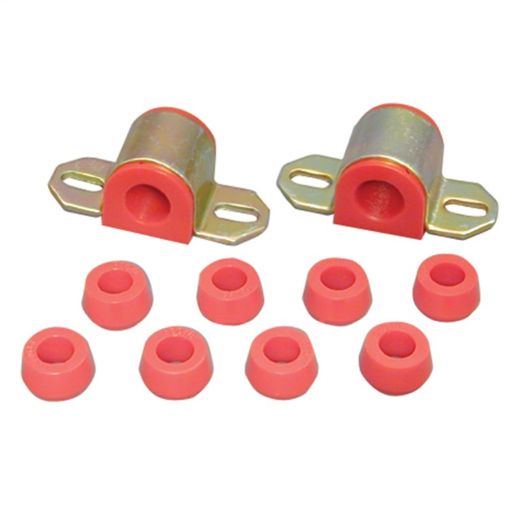 Picture of Rugged Ridge Front Swaybar Bushing Kit Red 78 - In 76 - 86 Jeep CJ