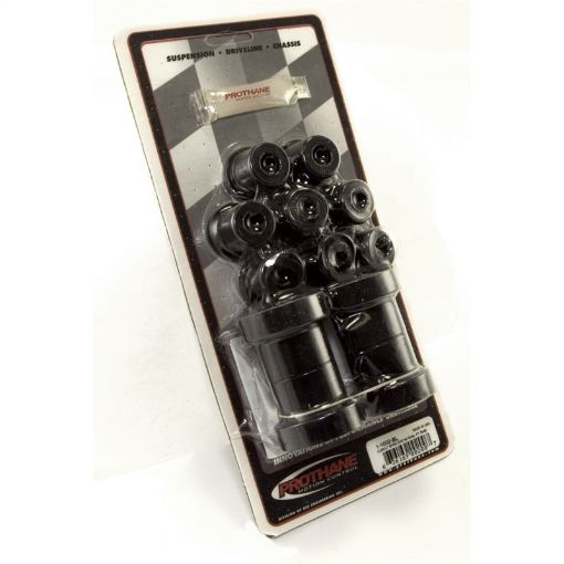Picture of Rugged Ridge Front Leaf Spring Bushing Kit Black 76 - 86 Jeep CJ