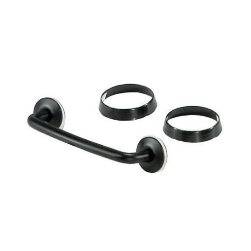 Picture of Rugged Ridge 97 - 06 Jeep Wrangler Black Windshield Tie Down Kit