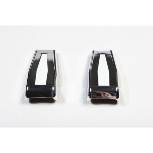 Picture of Rugged Ridge Liftgate Hinge Covers Chrome 07 - 18 Jeep Wrangler