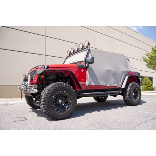 Picture of Rugged Ridge Cab Cover Gray 07 - 18 Jeep 4 - Door Jeep Wrangler JK