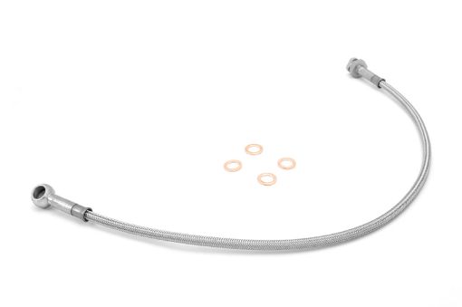 Picture of Rugged Ridge Front Brake Hoses Stainless 76 - 81 CJ5 CJ7 and CJ8