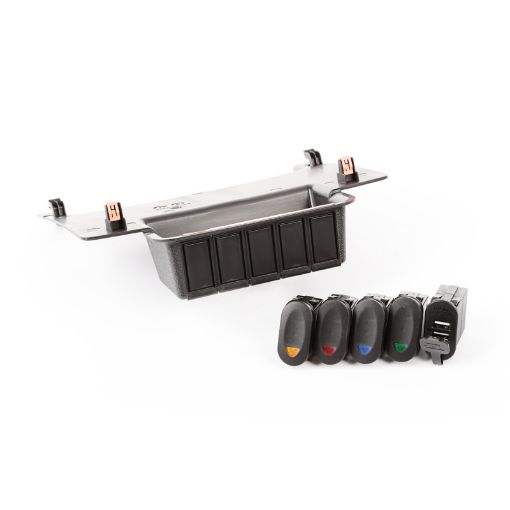 Picture of Rugged Ridge Lower Switch Panel Kit 11 - 18 Jeep Wrangler JKJKU