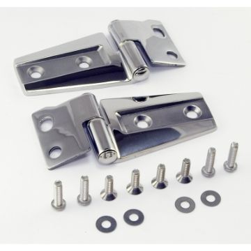 Picture of Rugged Ridge 07 - 18 Jeep Wrangler JK Stainless Hood Hinge Kit