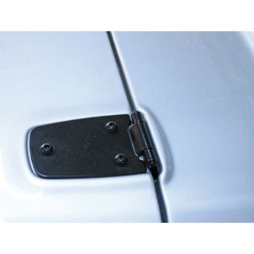 Picture of Rugged Ridge 76 - 95 Jeep CJ Jeep Wrangler Black Hood Hinges