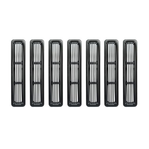 Picture of Rugged Ridge Billet Grille Inserts Black 97 - 06 Jeep Wrangler