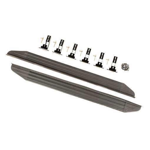 Picture of Rugged Ridge Running Board Black 11 - 18 Jeep Grand Cherokee WK