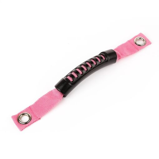 Picture of Rugged Ridge A - Pillar Grab Handle Pink 07 - 18 Jeep Wrangler JK