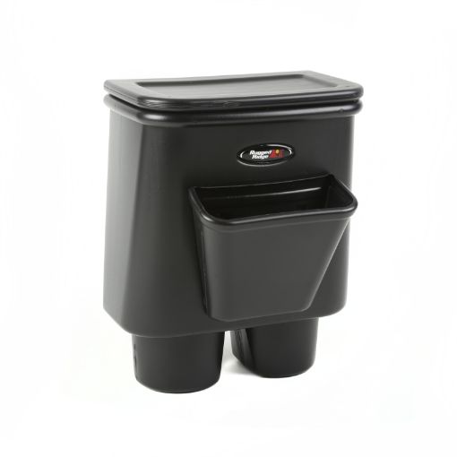 Picture of Rugged Ridge Back Seat Organizer Black 07 - 10 Jeep Wrangler JK