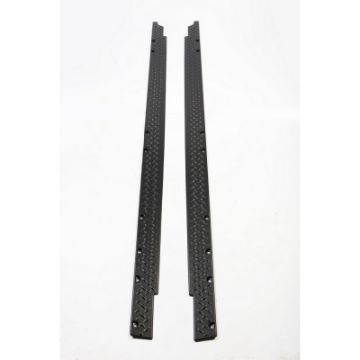 Picture of Rugged Ridge 97 - 06 Jeep Wrangler Black Headlight Euro Guards