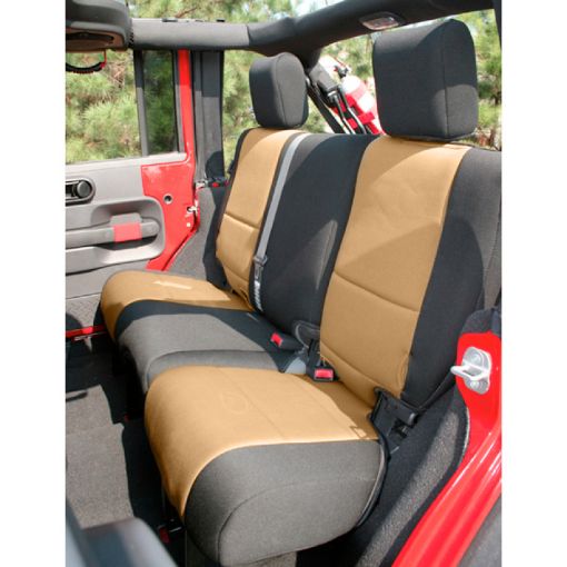 Picture of Rugged Ridge Neoprene Rear Seat Cover 07 - 18 Jeep Wrangler JK