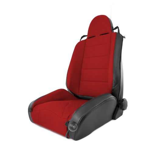Picture of Rugged Ridge XHD Off - road Racing Seat Reclinable Red 97 - 06TJ