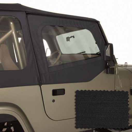 Picture of Rugged Ridge Door Skins Black Diamond 88 - 95 Jeep Wrangler YJ