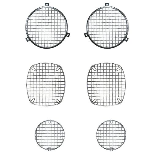 Picture of Rugged Ridge 72 - 86 Jeep CJ Stainless Steel Stone Guard Set