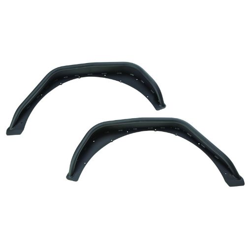 Picture of Rugged Ridge HD Steel Tube Fenders Rear Pair Black 18 - 19 JL
