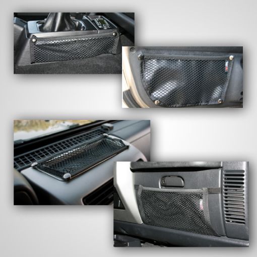 Picture of Rugged Ridge Interior Mesh Storage Kit 97 - 06 Jeep Wrangler