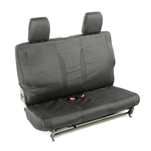 Picture of Rugged Ridge E - Ballistic Seat Cover Rear Black 11 - 18 JK 2Dr
