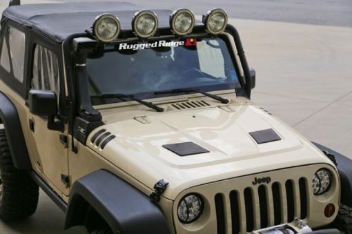 Picture of Rugged Ridge Performance Vented Hood 07 - 18 Jeep Wrangler JK